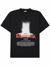 Balenciaga Men's Printed Shirt Black