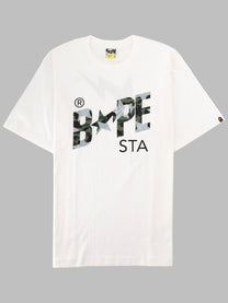 A Bathing Ape Men's Shirt Con Stampa White