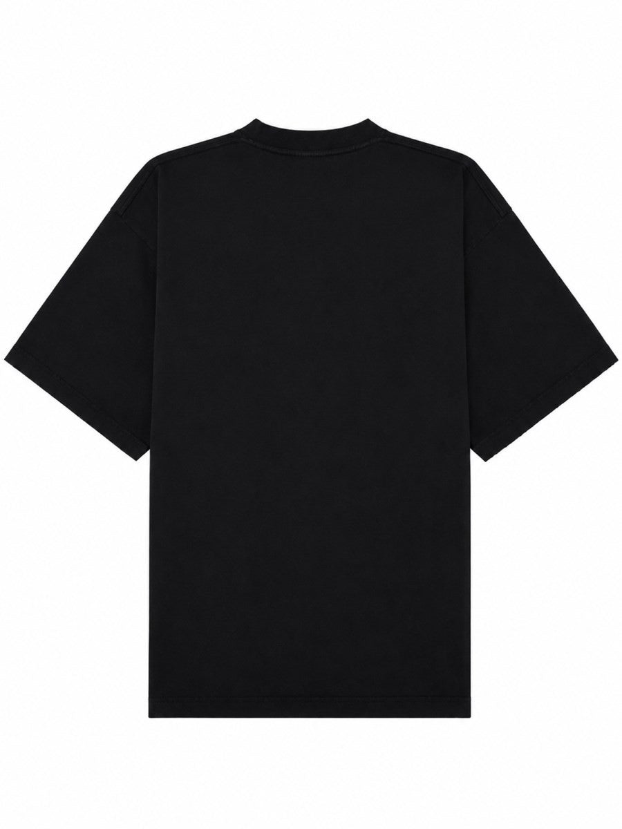 Balenciaga Women's Shirt Con Stampa Black