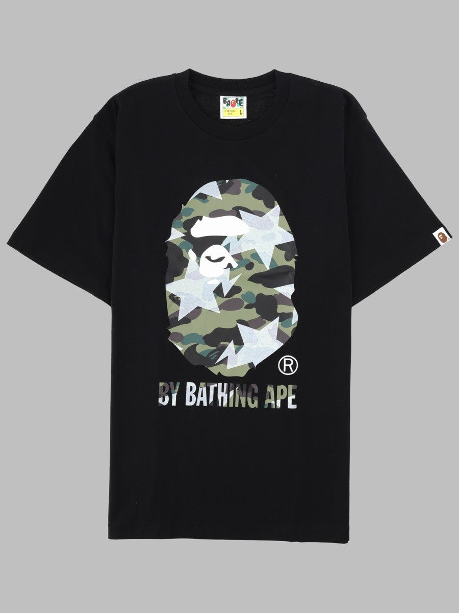 A Bathing Ape Men's Shirt Con Stampa Black