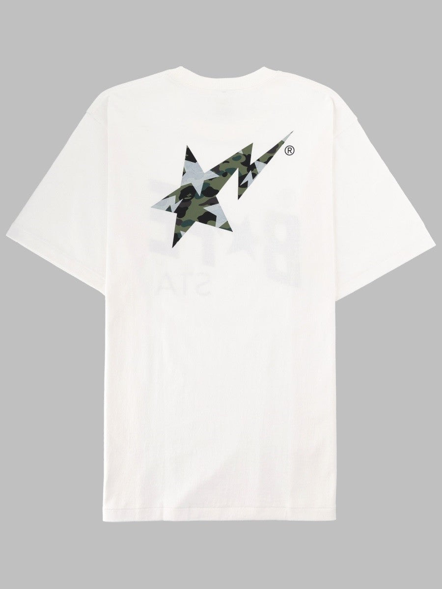 A Bathing Ape Men's Shirt Con Stampa White