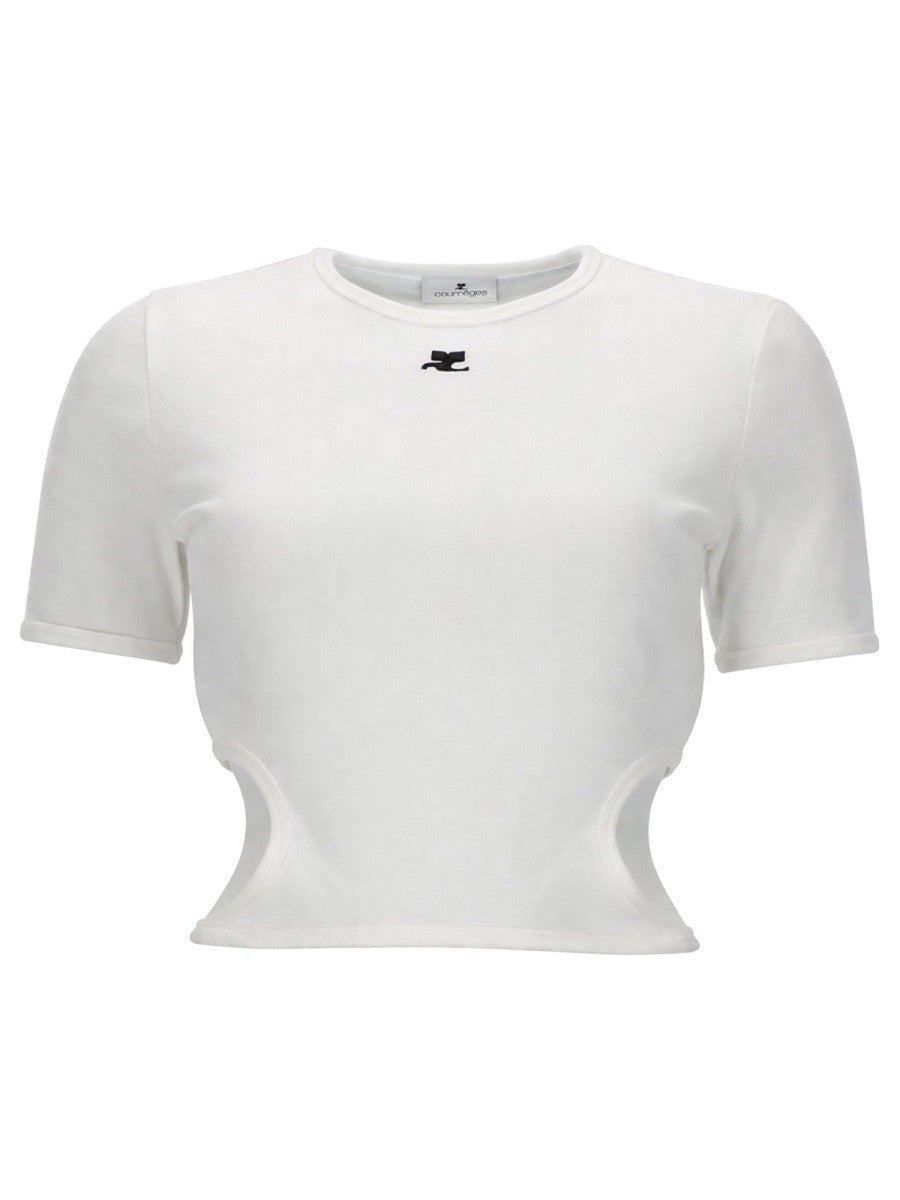 courrèges Women's Shirt Cut Out Con White
