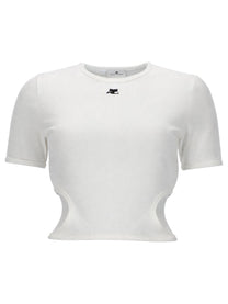 courrèges Women's Shirt Cut Out Con White