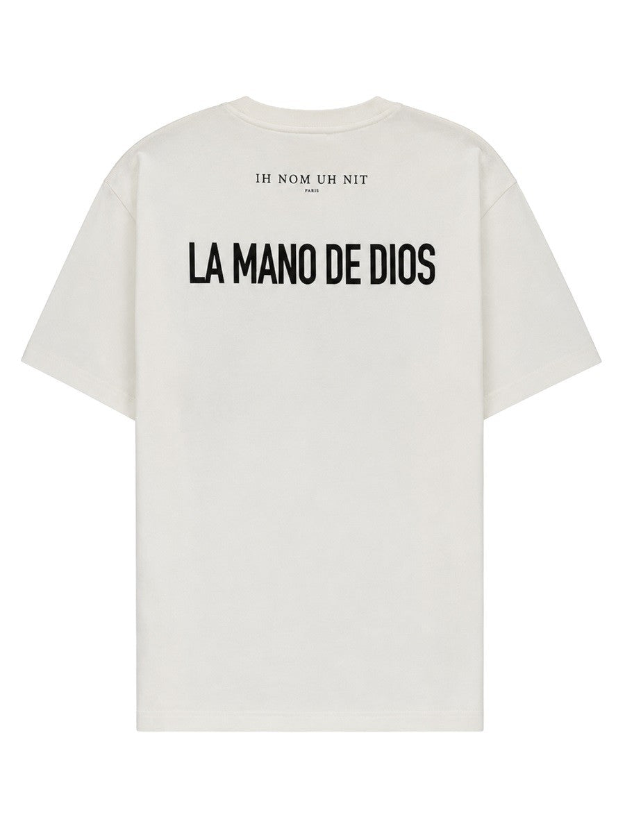 Ih Nom Uh Nit Men's Shirt D10S Limited Edition LA Mano DE Dios White