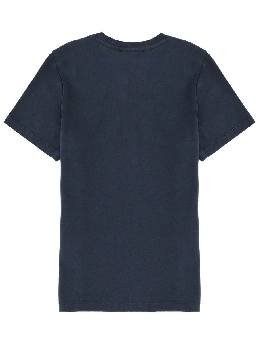 Maison Kitsuné Women's Shirt Fox Head Blue