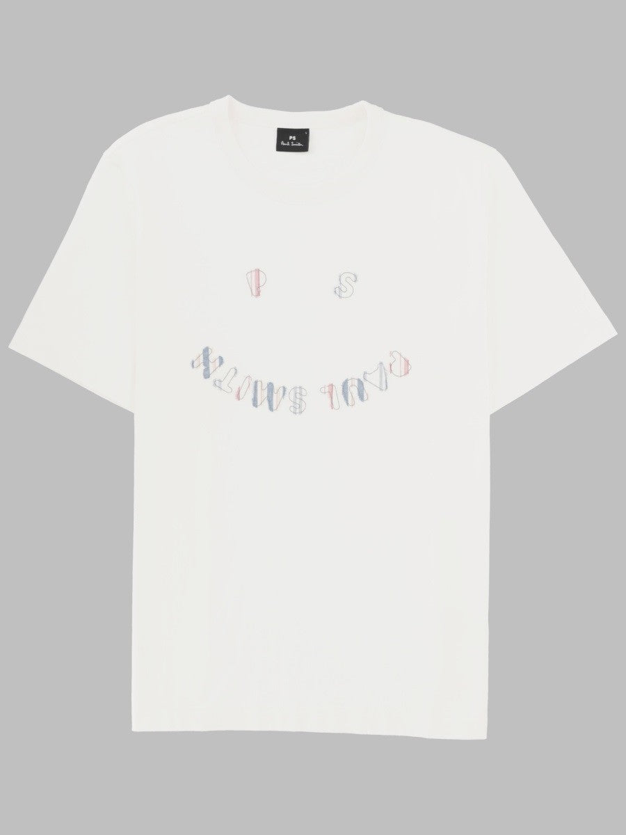 Ps By Paul Smith Men's Shirt Happy White