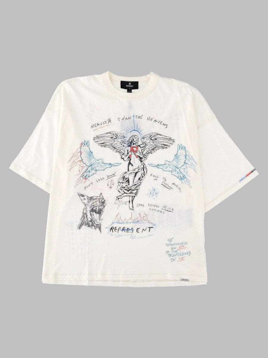 Represent Men's Shirt Heavier Than the Heavens White