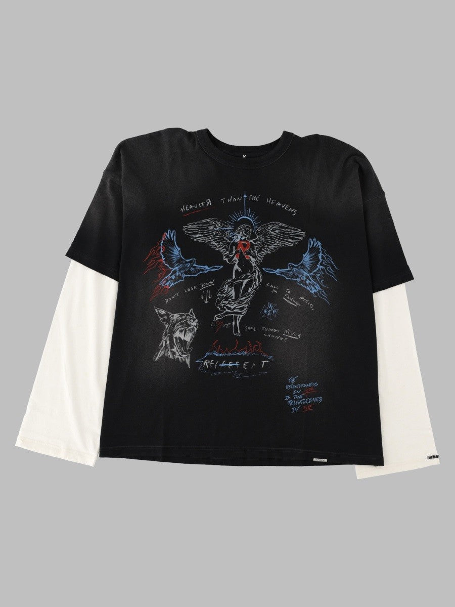 Represent Men's Shirt Heavier Than the Heavens Black