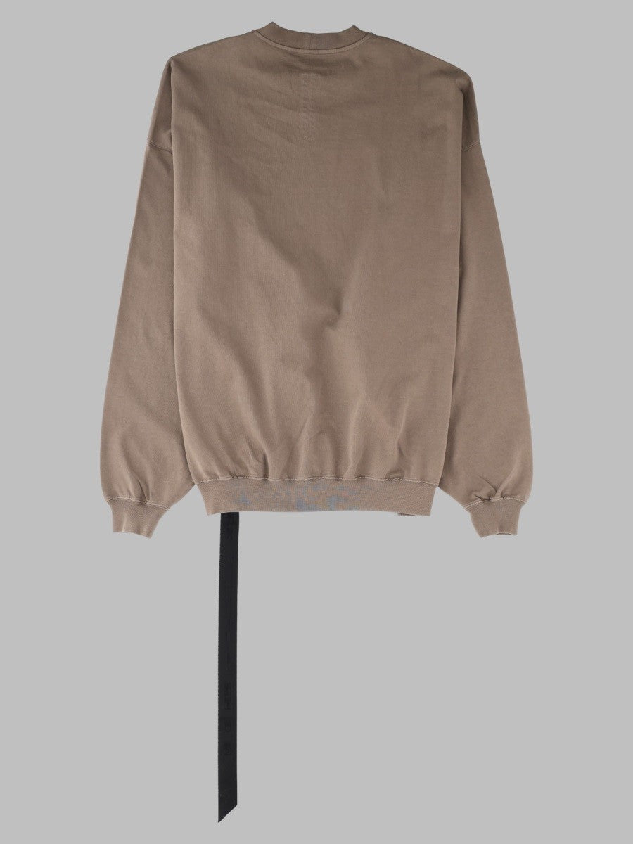 DRKSHDW Men's Shirt in Cotone Manica Lunga Brown
