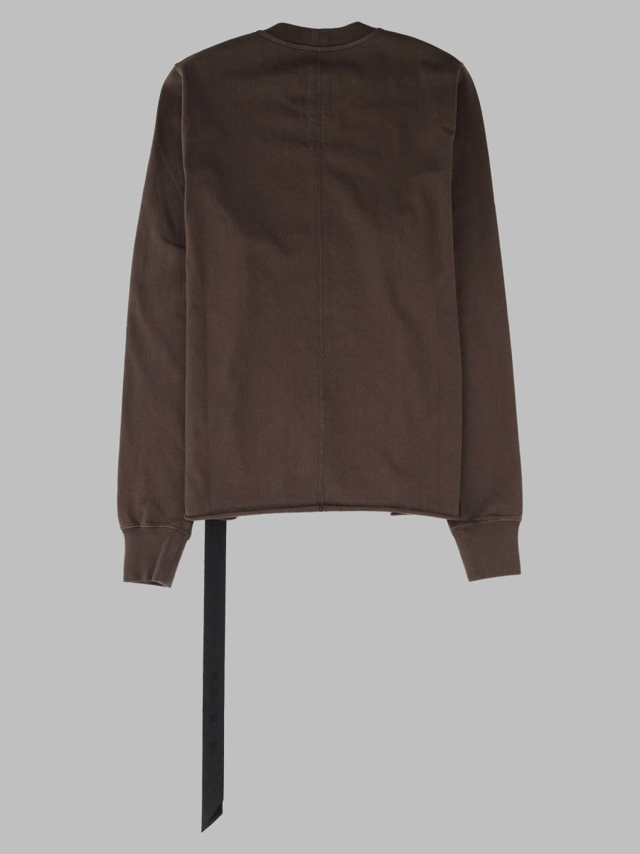 DRKSHDW Men's Shirt in Cotone Manica Lunga Brown