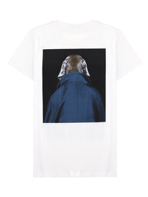 Max Mara Women's Shirt in Jersey Con Stampa Iconica White