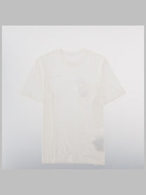 Maison Margiela Men's Shirt in Jersey DI Cotone Taped White
