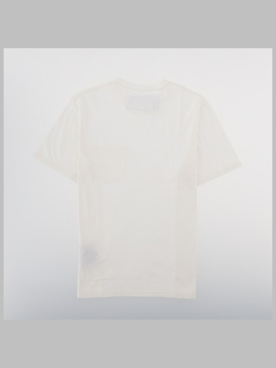 Maison Margiela Men's Shirt in Jersey DI Cotone Taped White