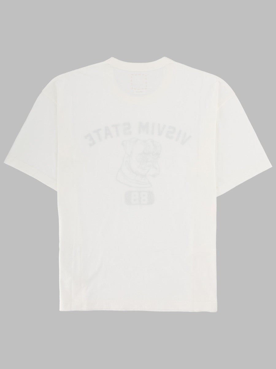 Visvim Men's Shirt Jumbo Con Stampa White