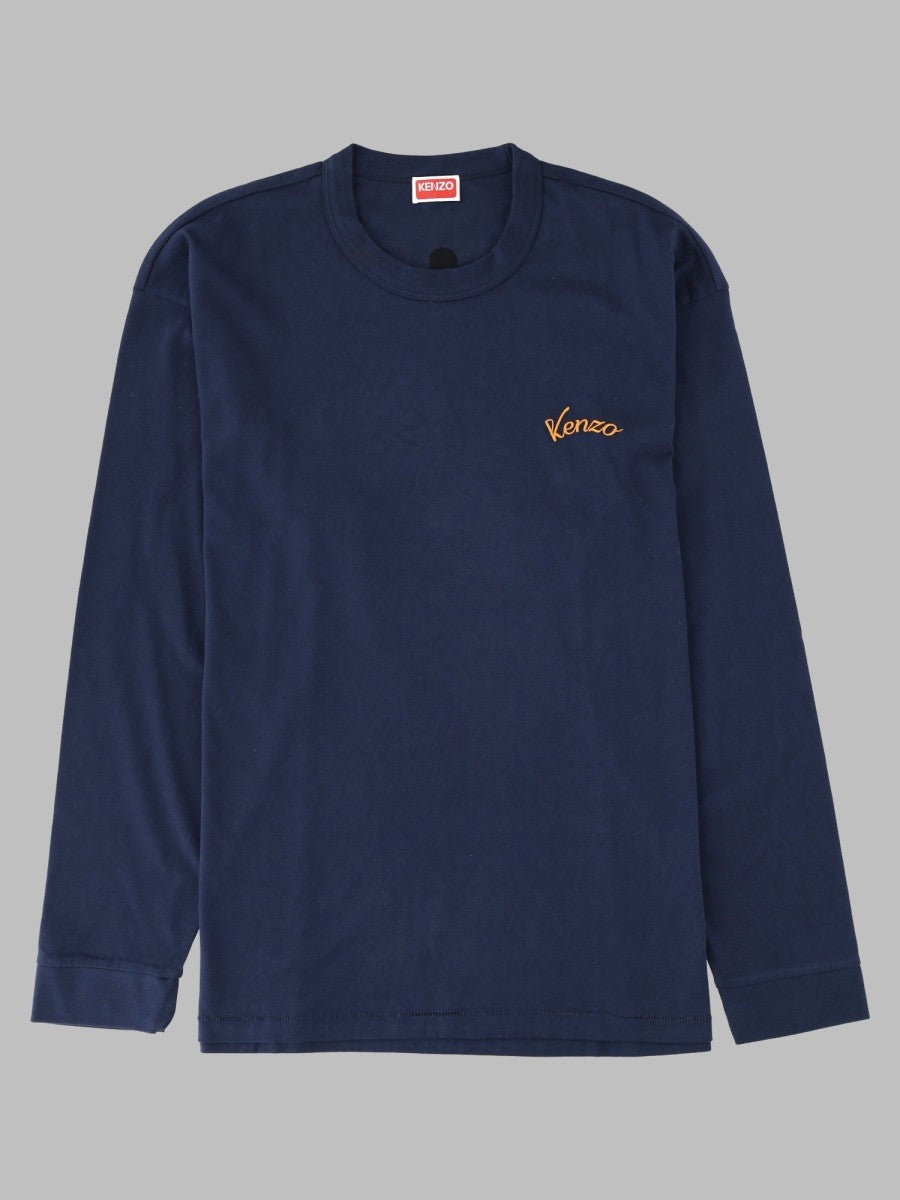 Kenzo Men's Shirt Kenzo Eiffel Tower Design Blue