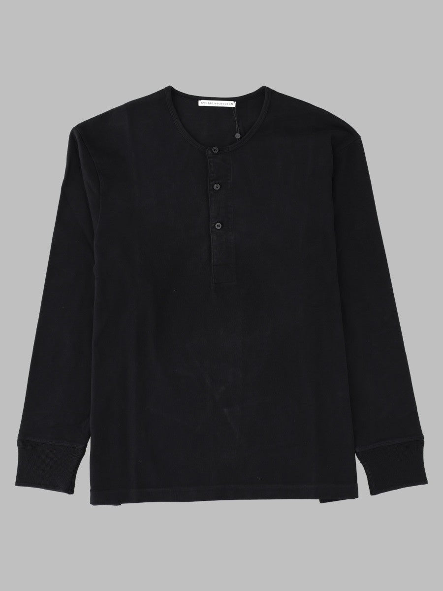 Studio Nicholson Men's Shirt Kuyto Long-Sleeve Black