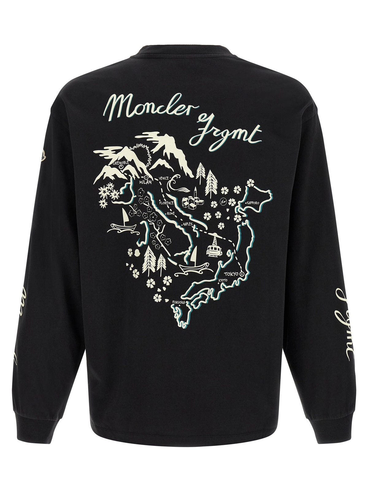 Moncler Genius Shirt Moncler Fragment Black