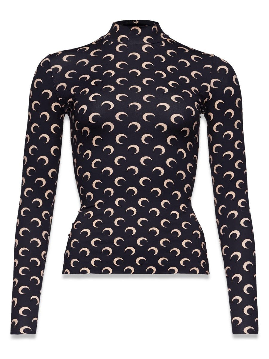 Marine Serre Women's Shirt Moon Black