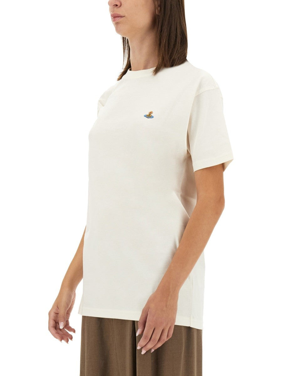 Vivienne Westwood Unisex Shirt Orb White