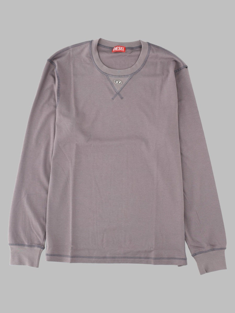 Diesel Men's Shirt Oval Long-Sleeve Grey