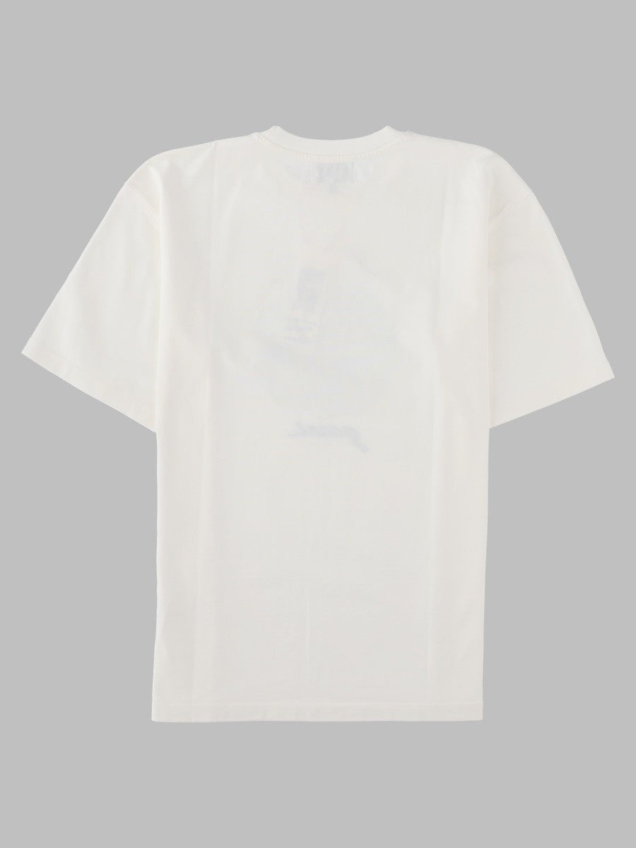 Ganni Women's Shirt Qixi Con Stampa Beige