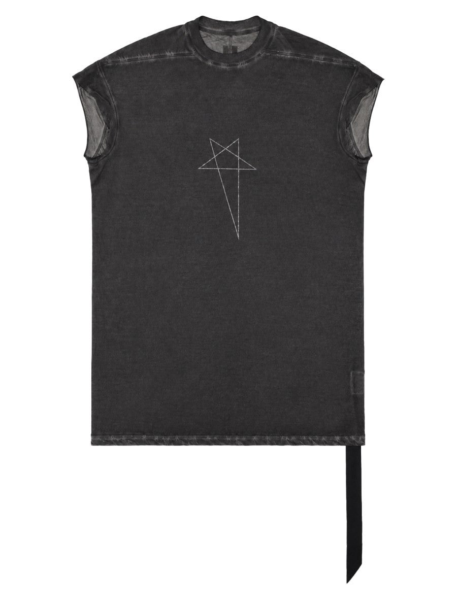 DRKSHDW Men's Shirt Rick Jumbo Grey