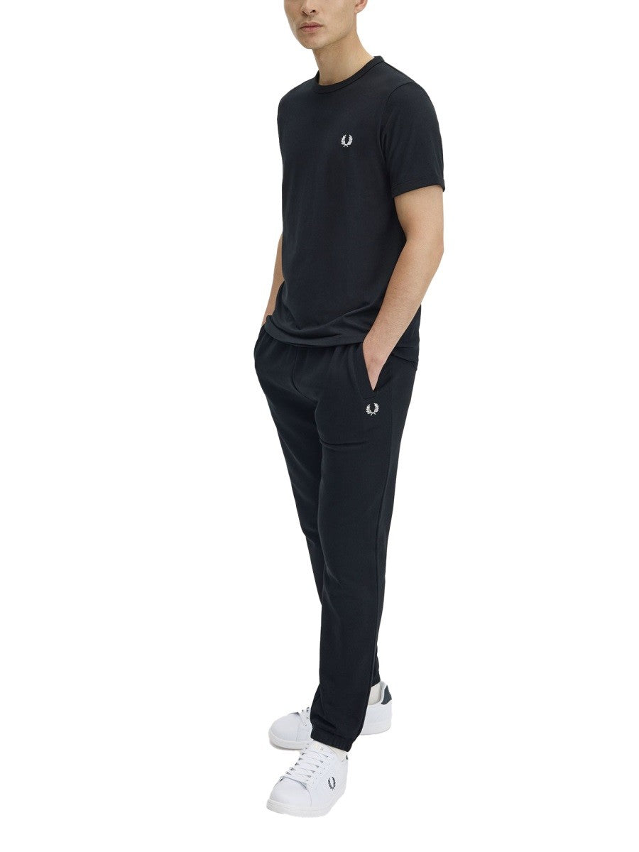 Fred Perry Men's Shirt Ringer Con Black
