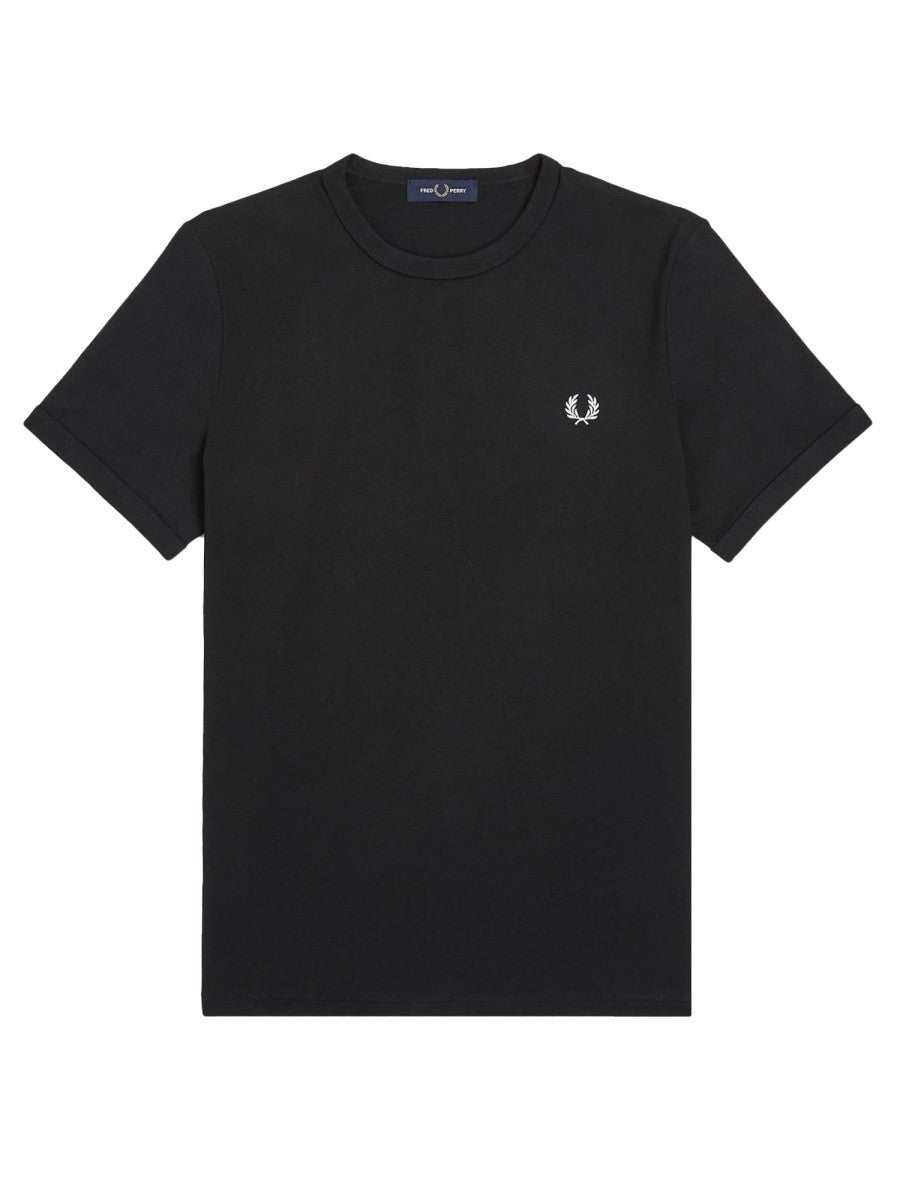 Fred Perry Men's Shirt Ringer Con Black