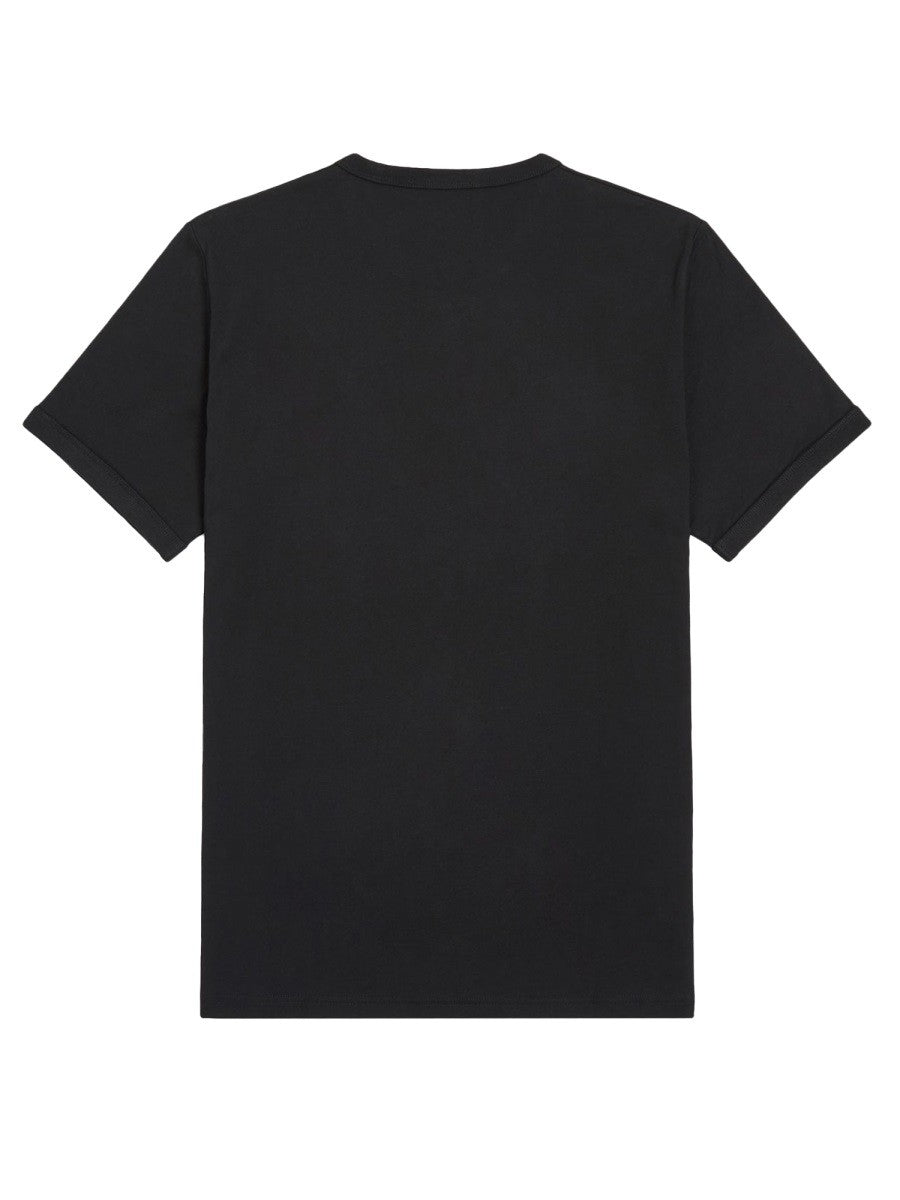 Fred Perry Men's Shirt Ringer Con Black