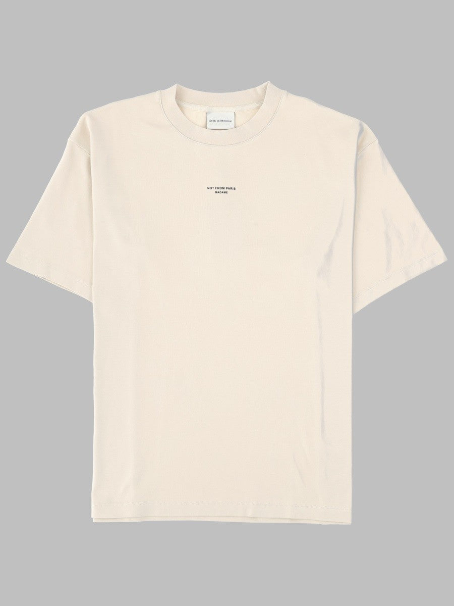 Drôle de Monsieur Men's Shirt Slogan White