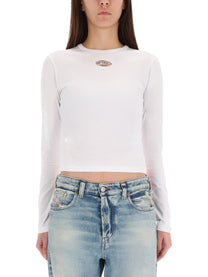 Diesel Women's Shirt Uncutie Long White