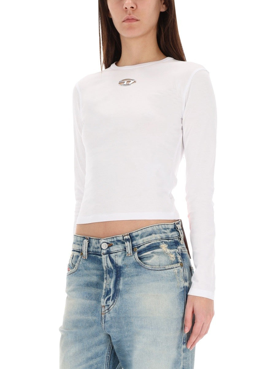 Diesel Women's Shirt Uncutie Long White, view 4