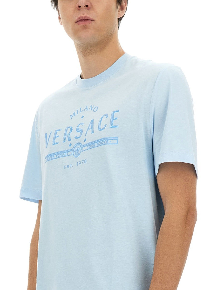 Versace Men's Shirt Blue