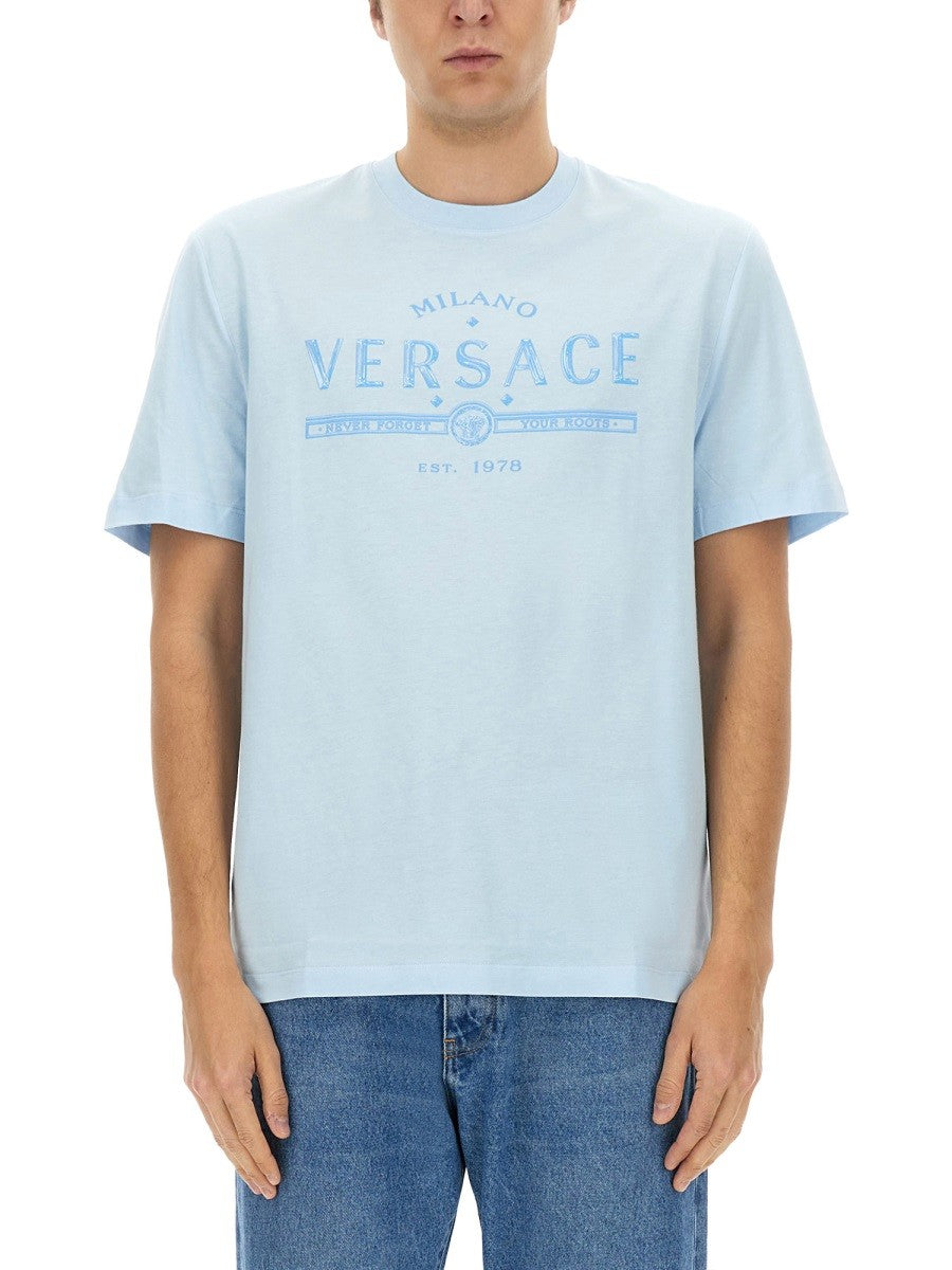 Versace Men's Shirt Blue