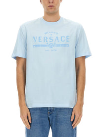 Versace Men's Shirt Blue