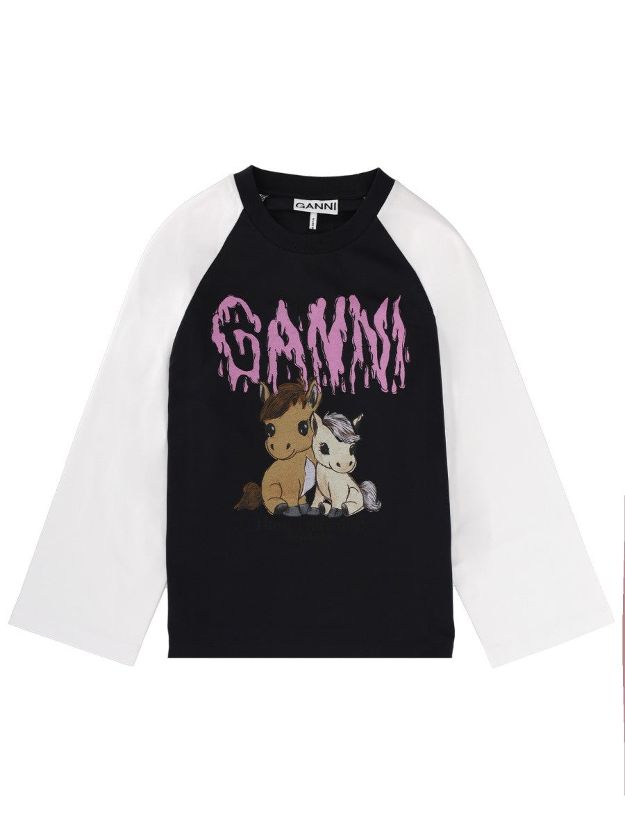 Ganni Women's Shirt Black