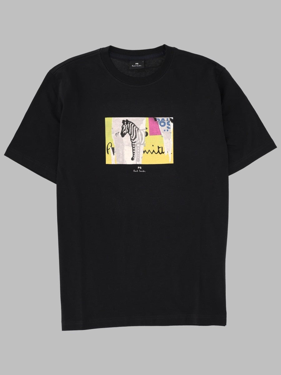 Ps By Paul Smith Men's Shirt Zebra Black