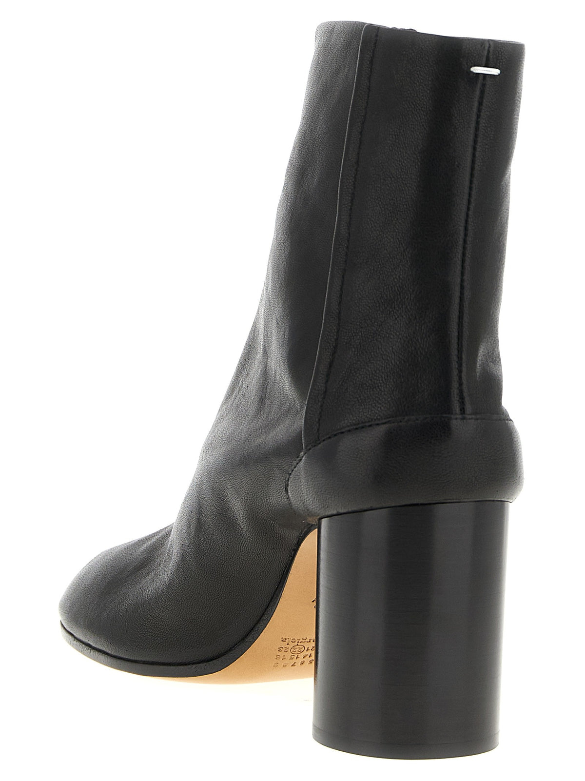 Maison Margiela Women's Leather Tabi Boots Black
