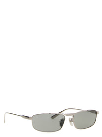 Balenciaga Tag Rectangle Sunglasses Grey