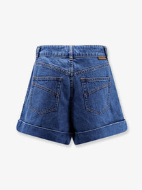 Zimmermann Women's Tailored Denim Shorts Blue