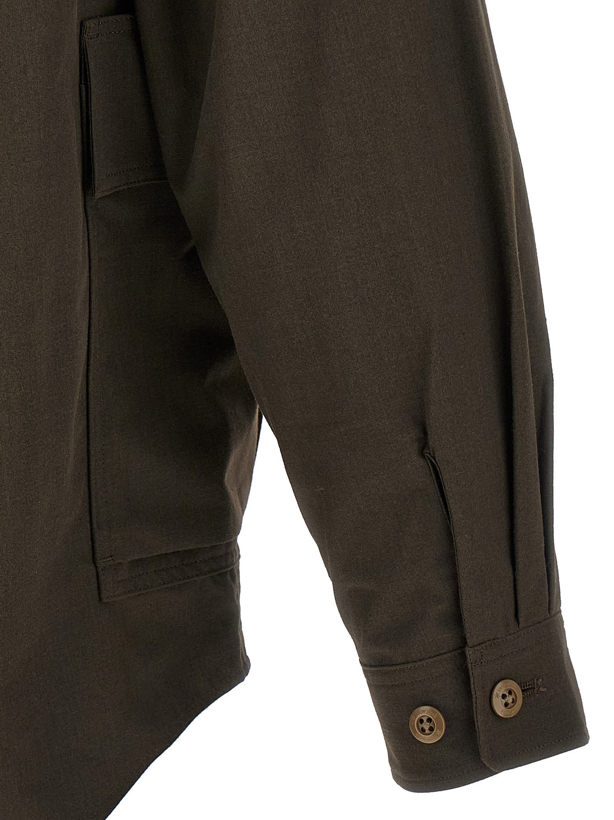 snow peak Takibi Overshirt Brown, view 4