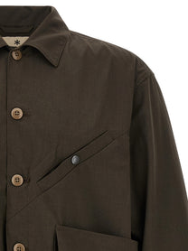snow peak Takibi Overshirt Brown, view 3