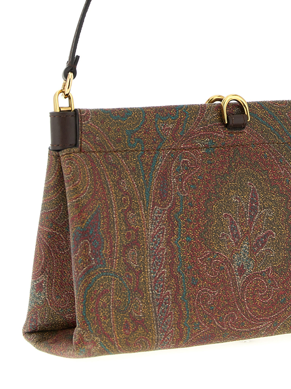 ETRO Talk Mini Clutch Brown