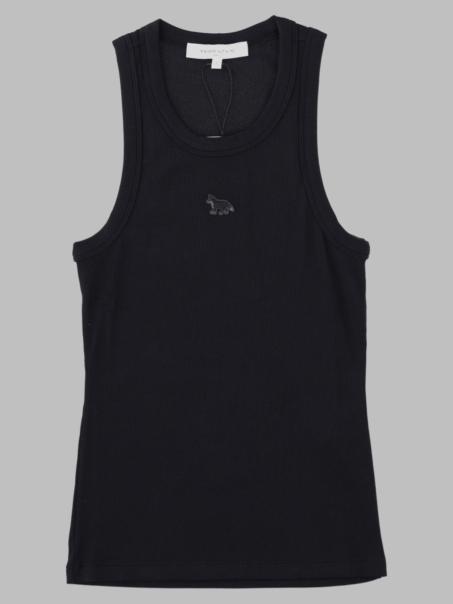 Maison Kitsuné Women's Tank Top Baby Fox Black