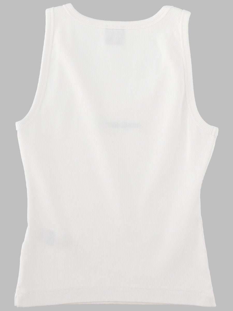 Casablanca Women's Tank Top Con White