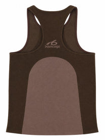 Balenciaga Women's Tank Top Senza Cuciture Techwear Brown