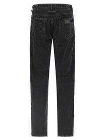 MM6 Maison Margiela Taped Jeans Black, view 2