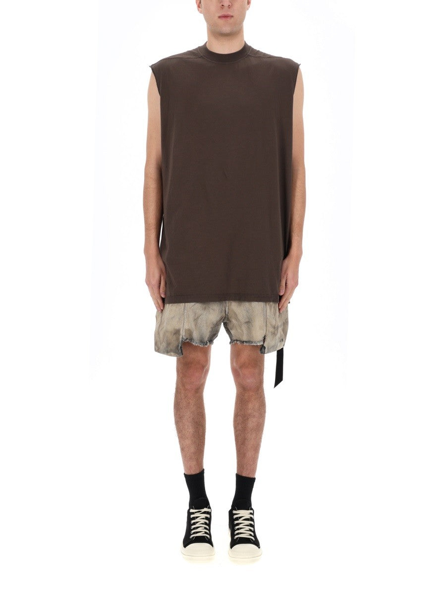 DRKSHDW Men's Tarp Shirt Brown