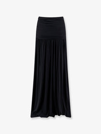 Amazuìn Women's Tayla Stretch Jersey Skirt Black