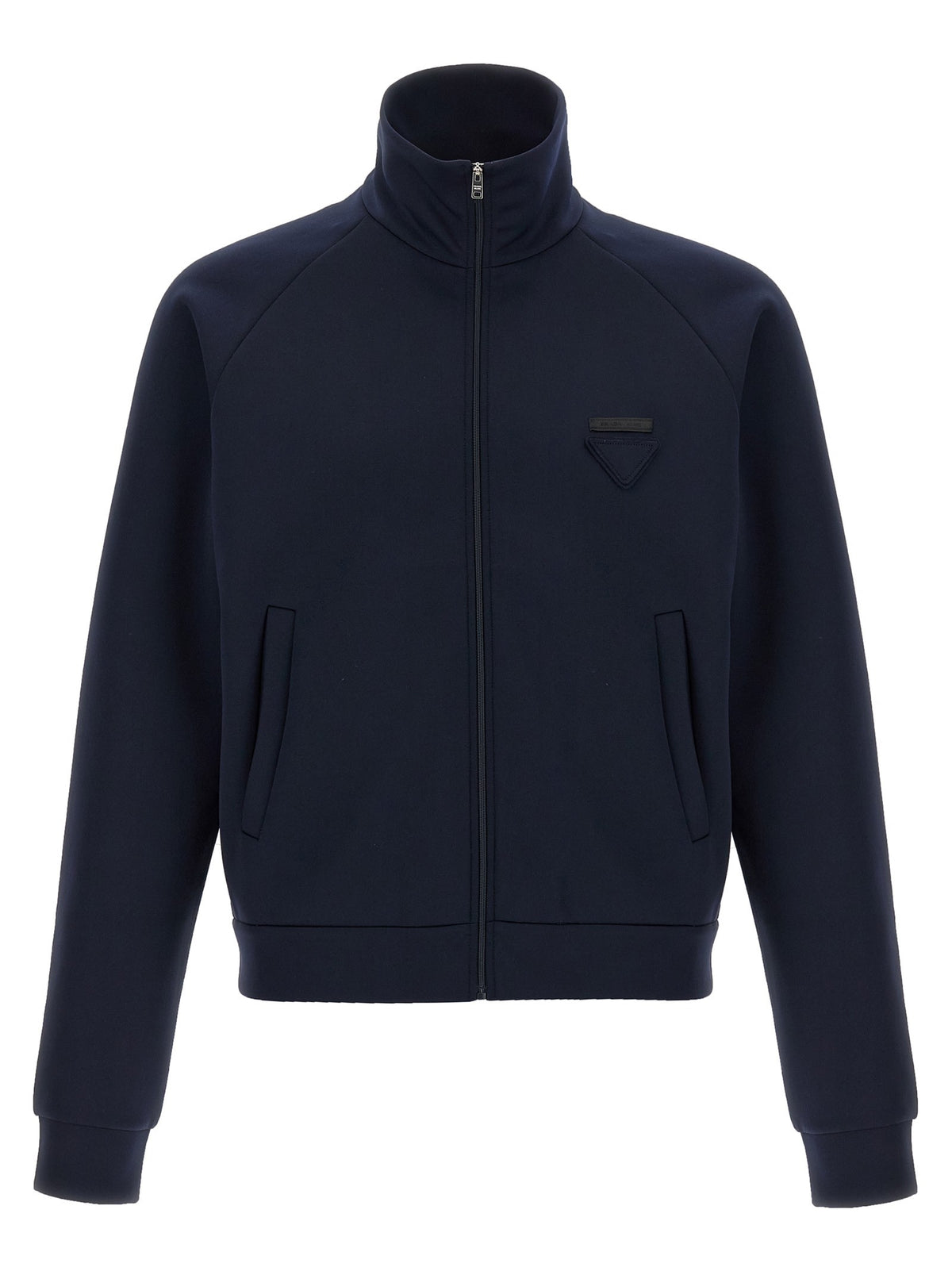 PRADA Tech Fabric Sweatshirt Blue